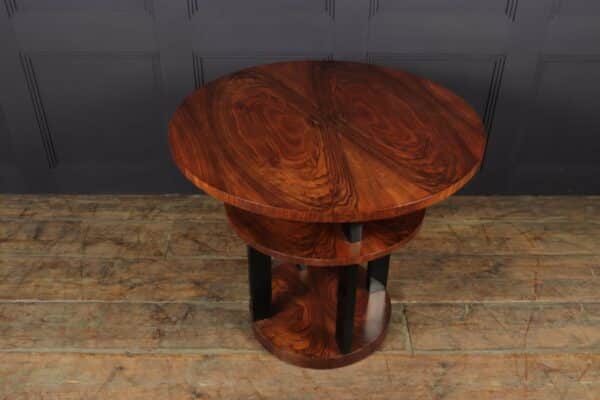 Art Deco Centre Coffee Table in Walnut - Image 5
