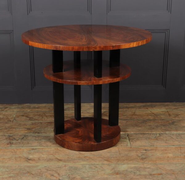 Art Deco Centre Coffee Table in Walnut - Image 4