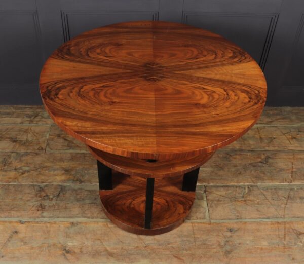 Art Deco Centre Coffee Table in Walnut - Image 3