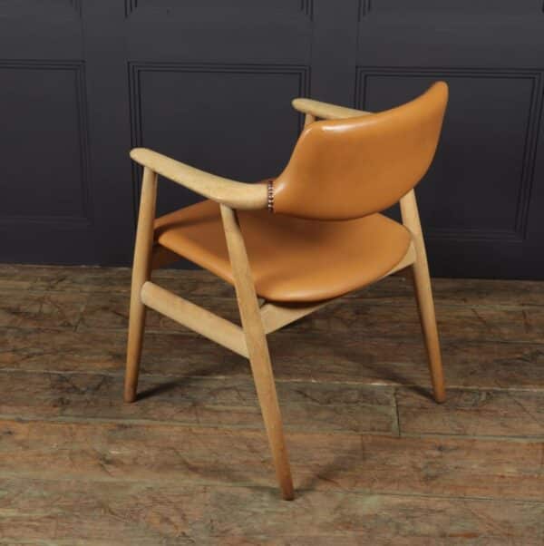 Mid Century Desk Chair in Oak by Erik Kirkegaard - Image 12