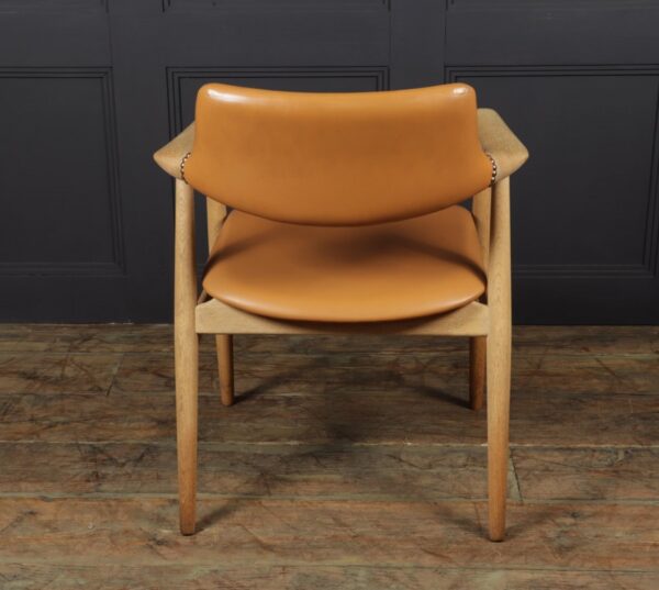 Mid Century Desk Chair in Oak by Erik Kirkegaard Antique Chairs 13