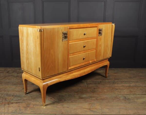 French Art Deco Sideboard in Cherry Antique Sideboards 6