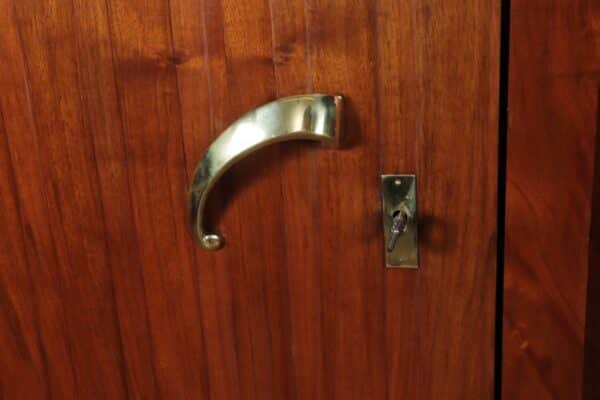 French Art Deco Walnut Wardrobe c1930 - Image 11