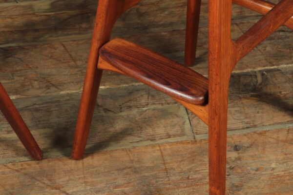 Pair of Teak Bar stools by Erik Buch - Image 8