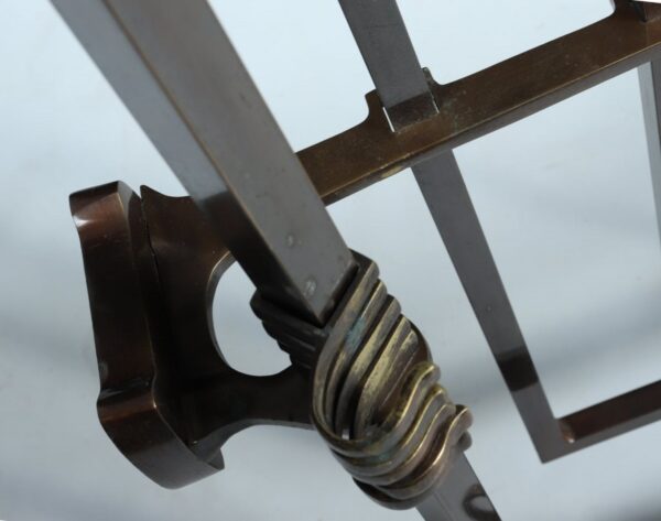 Large Art Deco Corner Coat and Hat Rack c1920 - Image 12