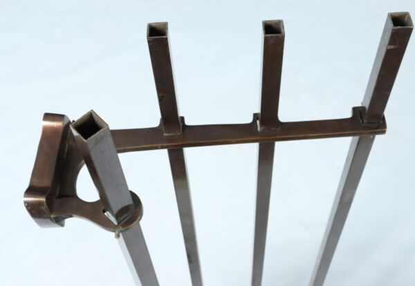 Large Art Deco Corner Coat and Hat Rack c1920 - Image 9