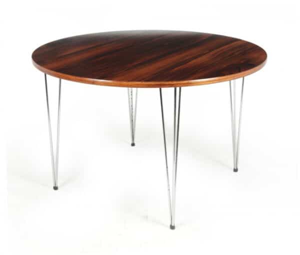 Mid Century Rosewood Dining Table by Hove Mobler