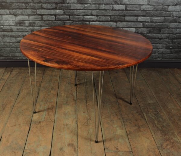 Mid Century Rosewood Dining Table by Hove Mobler - Image 13