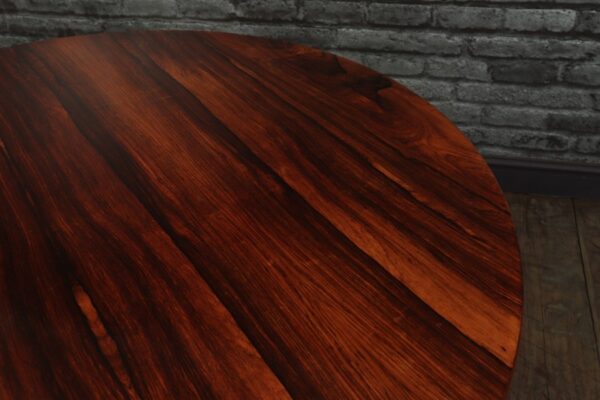 Mid Century Rosewood Dining Table by Hove Mobler - Image 8