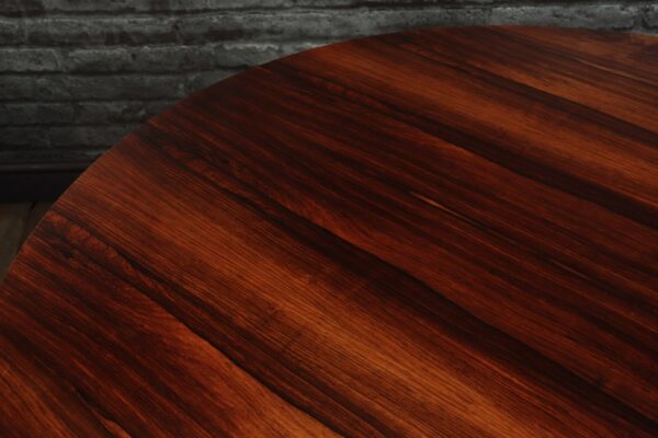 Mid Century Rosewood Dining Table by Hove Mobler - Image 7