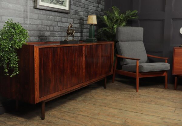 Mid century Danish Tambour Door Sideboard by Kofod Larsen - Image 15