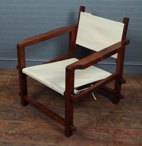 Rosewood Sling Chair - Brazil c1960 - Image 11