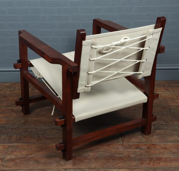 Rosewood Sling Chair - Brazil c1960 - Image 9