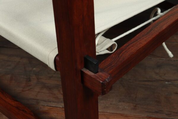 Rosewood Sling Chair - Brazil c1960 - Image 5