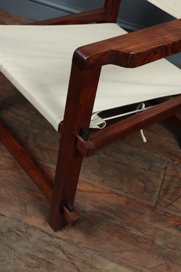 Rosewood Sling Chair – Brazil c1960 Antique Chairs 6