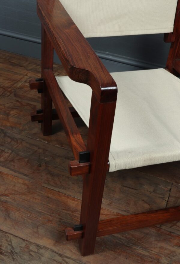 Rosewood Sling Chair – Brazil c1960 Antique Chairs 5