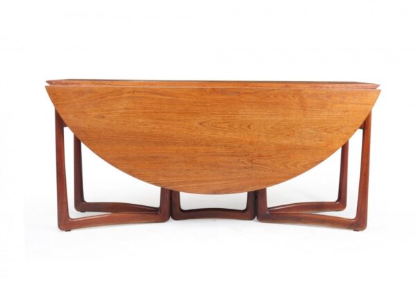 Mid Century Dining Table by Peter Hvidt and Orla Molgaard-Nielsen c1950 Antique Tables 4