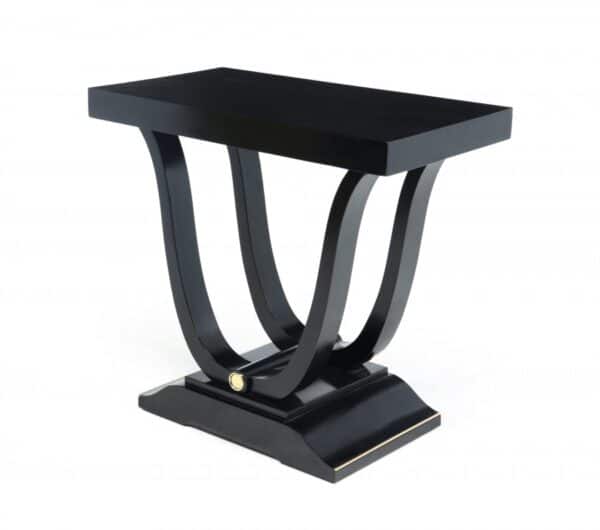 Art Deco Table in Ebonised Piano Lacqure - Image 12