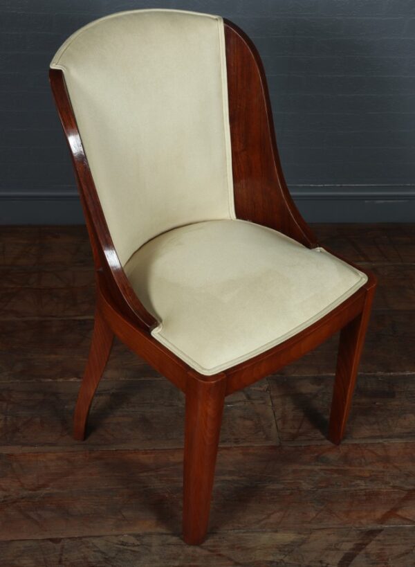 Set of 6 French Art Deco Dining Chairs Antique Chairs 9