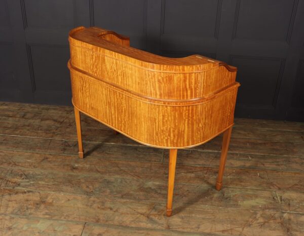Antique Satinwood Carlton House Desk c1900 - Image 11