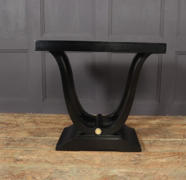 Art Deco Table in Ebonised Piano Lacqure Antique Furniture 8