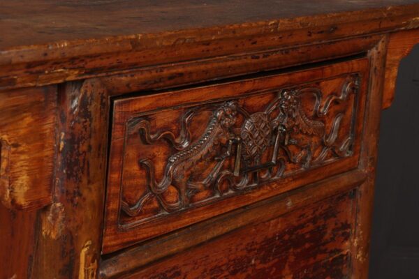 19th Century Chinese Console Side Table Antique Cupboards 9