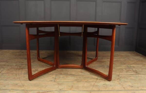 Mid Century Dining Table by Peter Hvidt and Orla Molgaard-Nielsen c1950 - Image 4