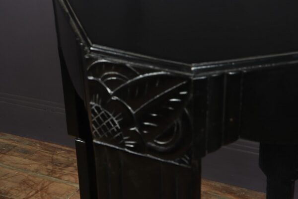Art Deco Ebonised Piano Black Side Table art deco Antique Tables 10