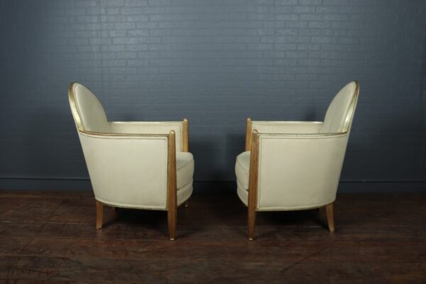 Art Deco Gilt-wood Salon Suite Attributed to Paul Follot c1925 - Image 4