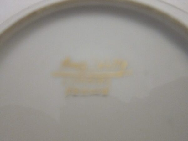 Antique “Limoges” Cup & Saucer Handpainted & Signed by Artist eagle Antique Ceramics 10