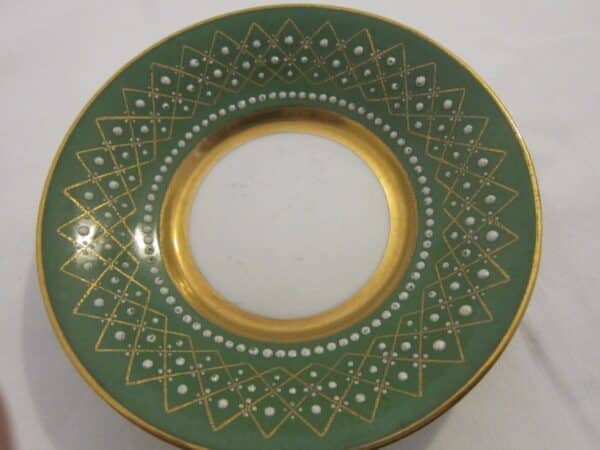 Antique "Limoges" Cup & Saucer Handpainted & Signed by Artist - Image 9