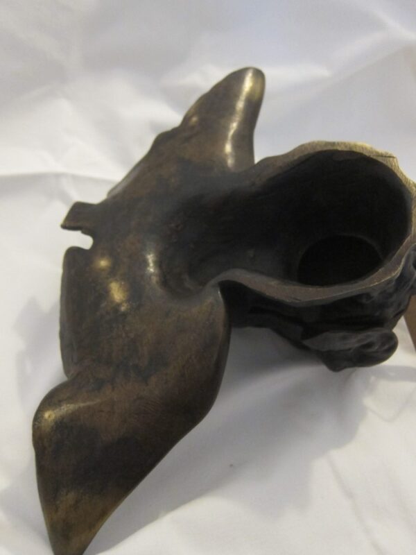 19th Century French Bronze “Dog” Inkwell bronze Antique Metals 7