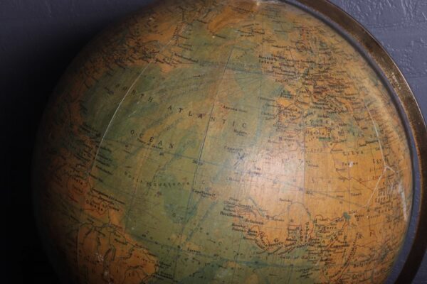 Philips 14 inch Terrestrial Globe c1920 Antique Maps 11