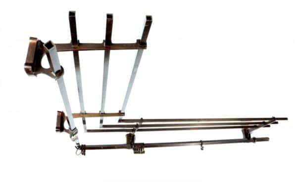 Large Art Deco Corner Coat and Hat Rack c1920