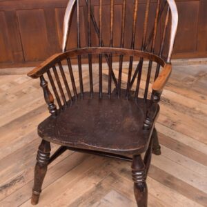 19th Century Elm Hoop Back Windsor Arm Chair SAI1920 Antique Furniture