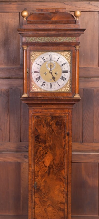 Georgian Walnut Longcase Clock SAI2205 Antique Furniture 6