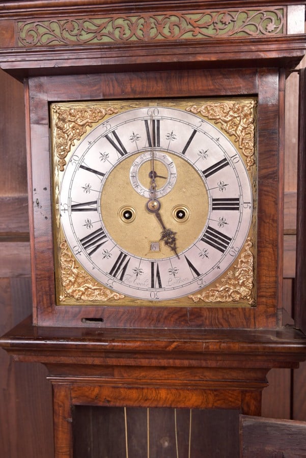 Georgian Walnut Longcase Clock SAI2205 Antique Furniture 9