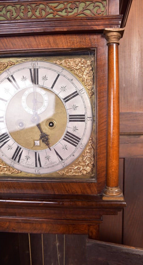 Georgian Walnut Longcase Clock SAI2205 Antique Furniture 18