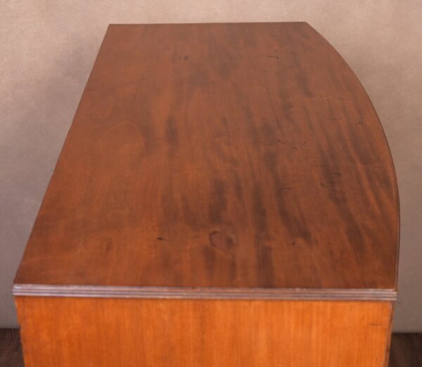 Handsome Georgian Mahogany Bow Front Chest Of Drawers SAI1704 - Image 16