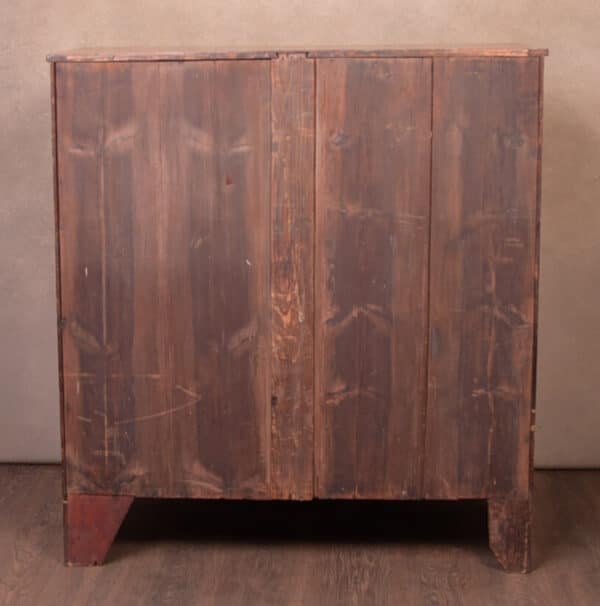 Handsome Georgian Mahogany Bow Front Chest Of Drawers SAI1704 - Image 11