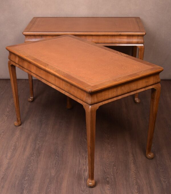 Fantastic Pair Of Walnut Library Writing Tables SAI1709 Antique Furniture 3