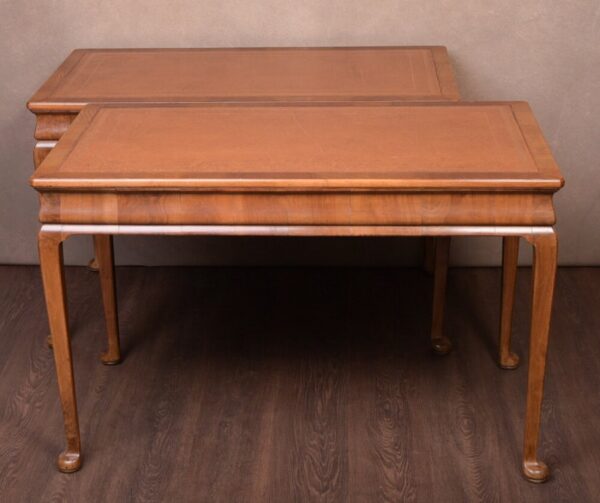 Fantastic Pair Of Walnut Library Writing Tables SAI1709 - Image 2