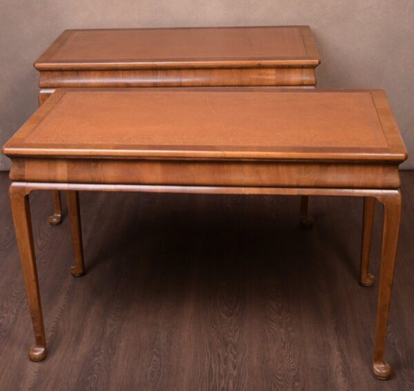 Fantastic Pair Of Walnut Library Writing Tables SAI1709 Antique Furniture 5