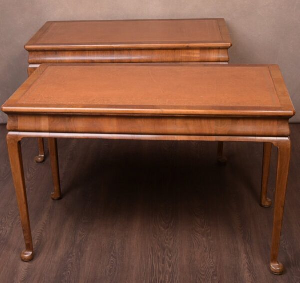 Fantastic Pair Of Walnut Library Writing Tables SAI1709 - Image 3