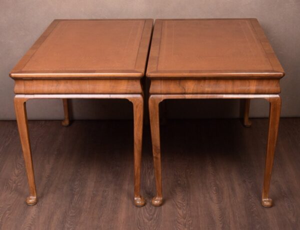 Fantastic Pair Of Walnut Library Writing Tables SAI1709 Antique Furniture 7