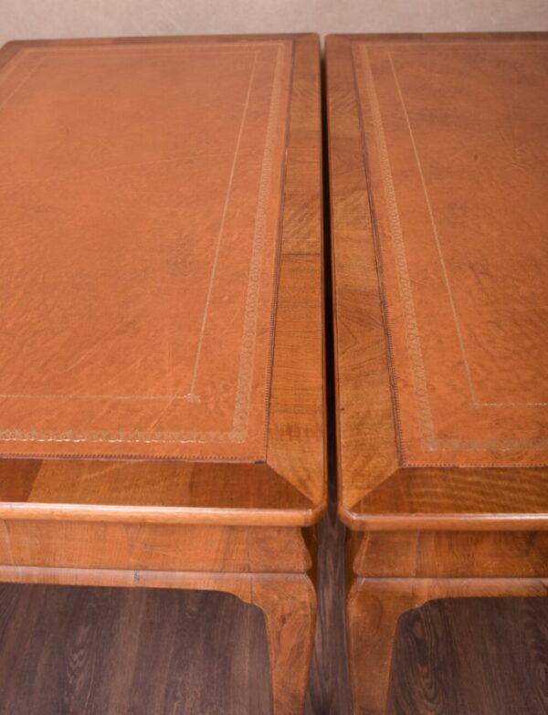 Fantastic Pair Of Walnut Library Writing Tables SAI1709 Antique Furniture 8