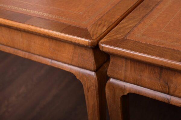 Fantastic Pair Of Walnut Library Writing Tables SAI1709 - Image 9