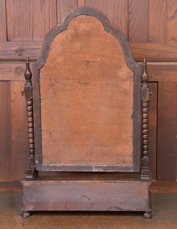 Edwardian Oak Cheval Mirror SAI1950 Antique Furniture 10