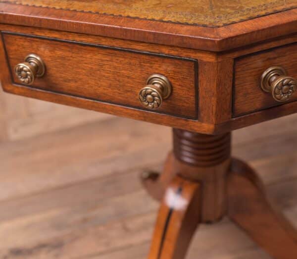 A Small Regency Mahogany Octagonal Drum Table SAI1947 - Image 7
