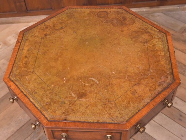 A Small Regency Mahogany Octagonal Drum Table SAI1947 - Image 9